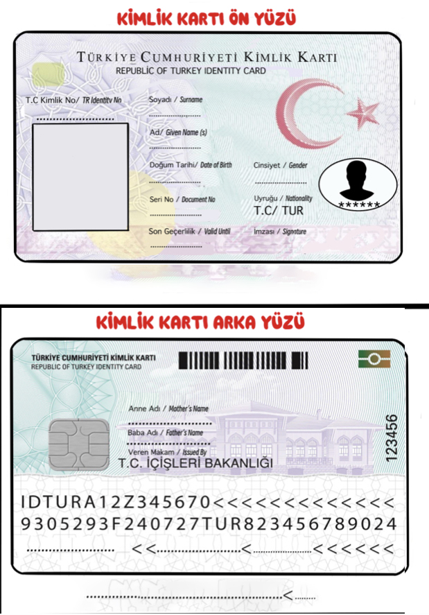 Örnek kimlik fotokopisi